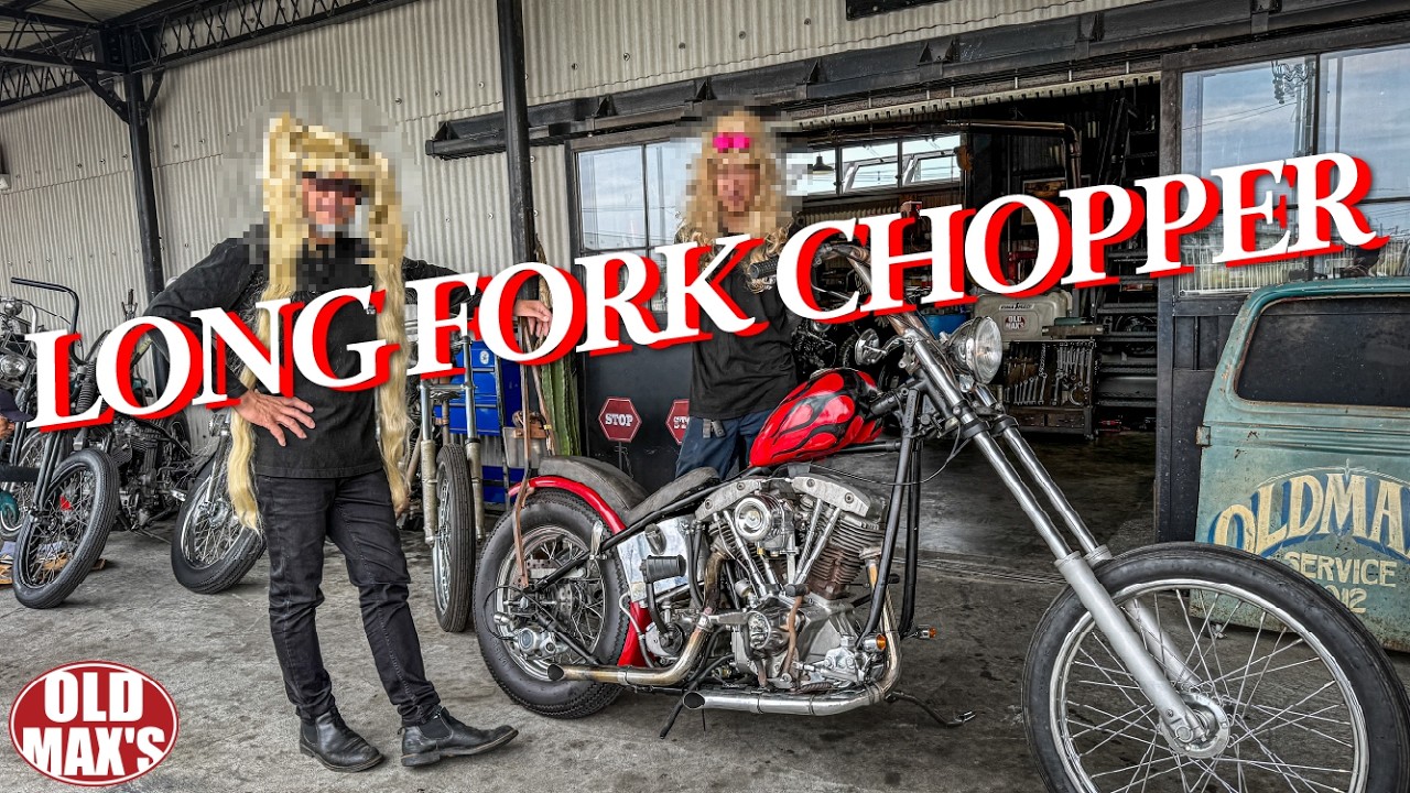 Full Custom Shovelhead] Something happens during the shoot