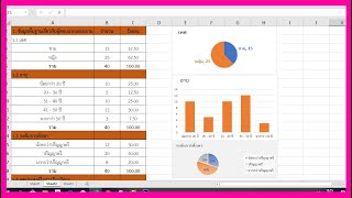 วิเคราะห์และสรุปข้อมูลผู้ตอบแบบสอบถามความพึงพอใจ ด้วย excel