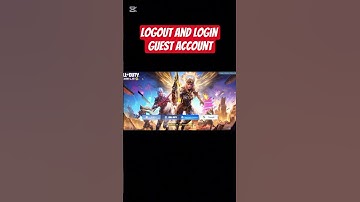 Logout and login guest account in CoD Mobile #codm #codmobile #cod