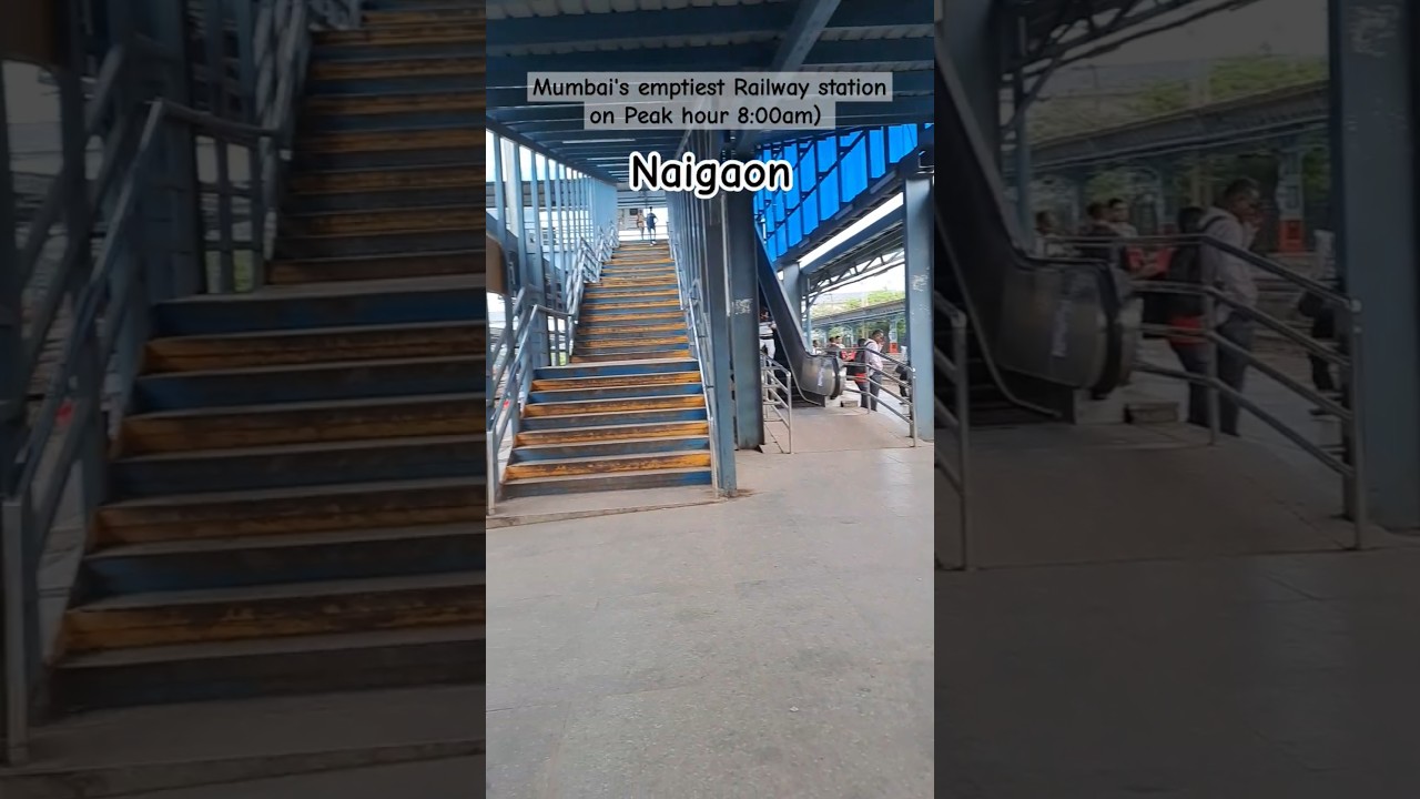 Emptiest Railway station in Mumbai. Naigaon 