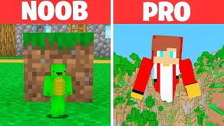 TITAN MIKEY vs SMALL JJ Family - Noob vs Pro: Small VS Big Challenge in Minecraft