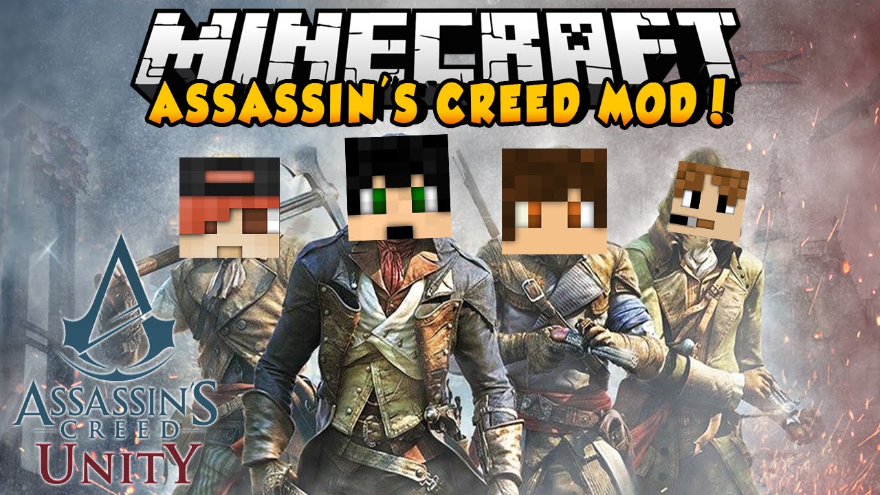 Minecraft Mods - ASSASSIN'S CREED UNITY MOD! (Hidden Blades, Outfits, The  Animus, & More!) 