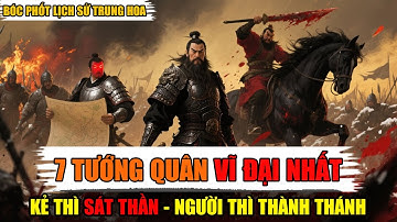 7 Vị Tướng Quân Vĩ Đại Nhất Lịch Sử Trung Hoa – Kẻ Thì Sát Thần, Người Lại Thành Thánh!