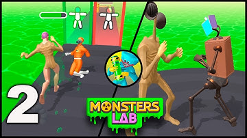 Monster Lab Freaky Running - Gameplay Walkthrough Part 2 - 3D