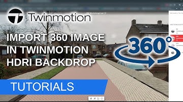Learn how to import 360 panorama in Twinmotion hdri backdrop | Twinmotion tutorial