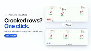 Line up and space devices in one click | Integrator Design Studio