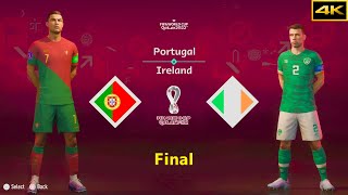 FIFA 23 | PORTUGAL vs. IRELAND | RONALDO vs. COLEMAN | FIFA WORLD CUP FINAL | [4K]