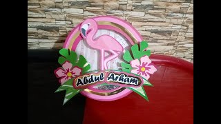 FLAMINGO Theme Decoration Ideas For Every Occasion/Event| Classroom Decoration| FLAMINGO Name Tags