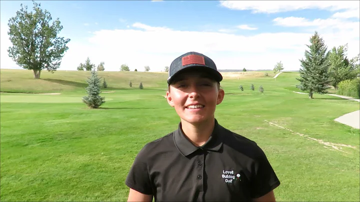 Lovell's Erika Cook Reacts to Second State Golf Ch...
