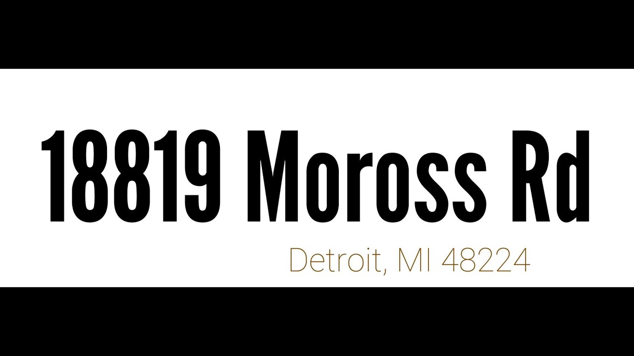 18819 Moross RdDetroit, MI 48224