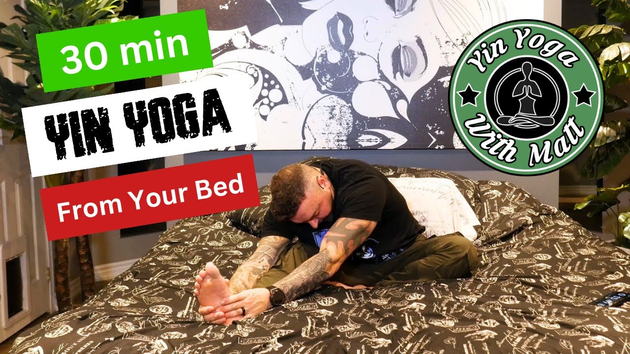 30-Minute Blissful Bedtime Yin Yoga - Relax & Unwind in Comfort