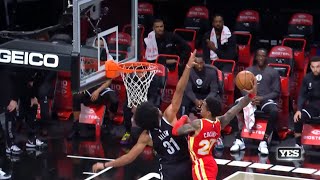 John Collins threw down a dunk of the year candidate on poor Jarrett Allen  😲 