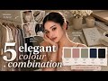 Top 5 Old Money Colour Combination⚜️ @styleitwithme99