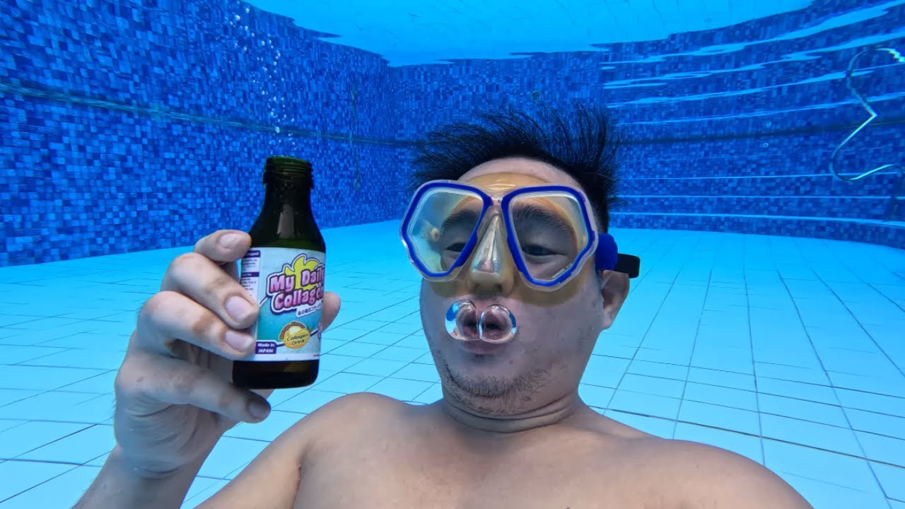My Daily Collagen Drink & Burp Underwater