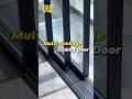 Minimalist Multi Linkage Sliding Door #slidingdoordesign #glassdoor #newhomeconstruction