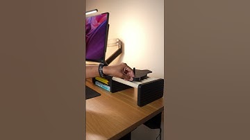 Finalizing the 3D printed laptop stand for the modular desk shelf system!