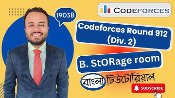 B. StORage room | Codeforces Round 912 (Div. 2) | 1903B | Codeforces Contest Solve