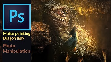 Matte Painting - Dragon Lady - Photo Manipulation Adobe Photoshop Tutorial