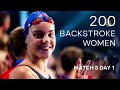 Women’s 200m Backstroke | PLAYOFF MATCH 5 (16/18) DAY 1