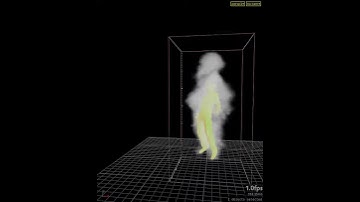 faddy houdini man burning into smoke pyro solver