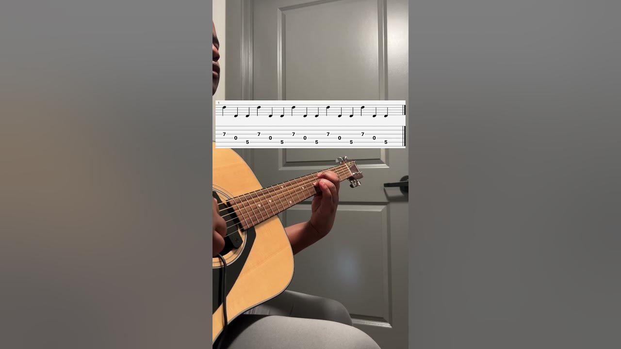 Chemical - GUITAR TUTORIAL - Post Malone #shorts