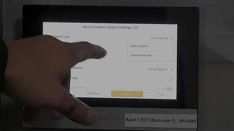 Hikvision Intercom Extension Monitor Configuration