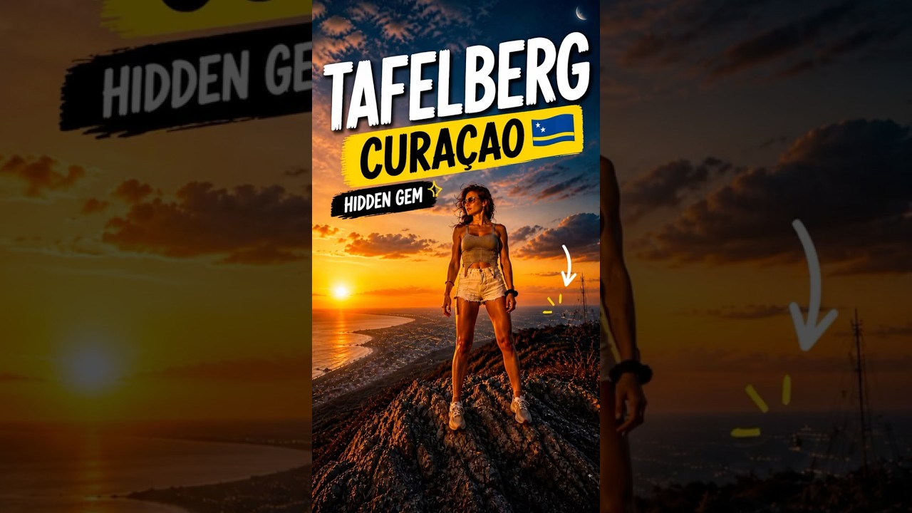 Tafelberg Curaçao 🇨🇼 The Hidden Hike Tourists Miss #Shorts #Curacao #Tafelberg #Hiking #HiddenGem