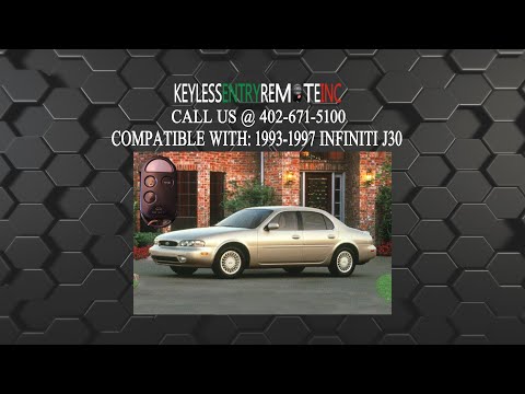 How To Replace An Infiniti J30 Key Fob Battery 1995 - 1997