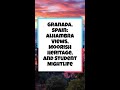 Granada, Spain: Alhambra Views, Moorish Heritage, and Student Nightlife