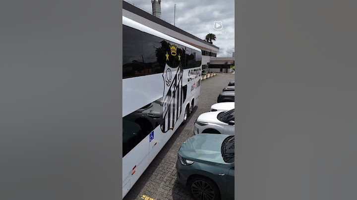 O NOVO ÔNIBUS DO SANTOS 🚍 #santosfc #santos #santostv