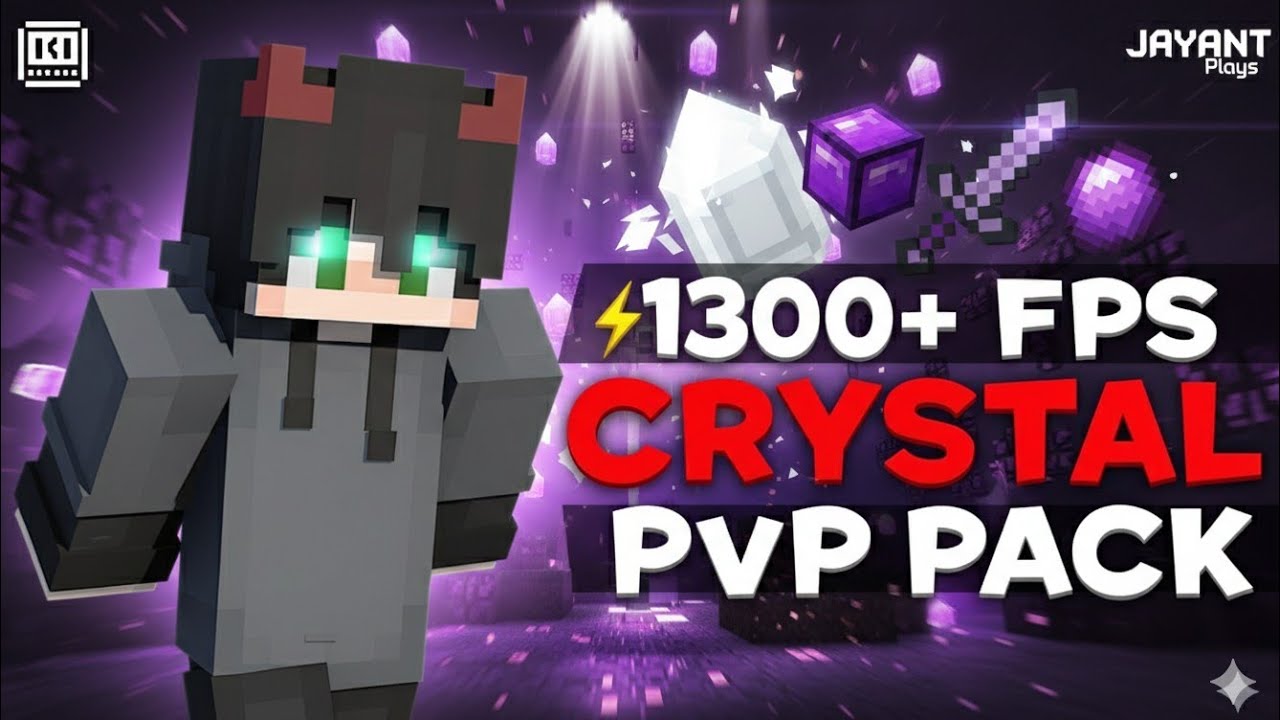 Best Crystal PvP Texture Pack for Minecraft (FPS Boost) - YouTube