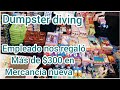 DUMPSTER DIVING/EMPLEADO NOS REGALO MÁS DE $300 DOLARES😱#32