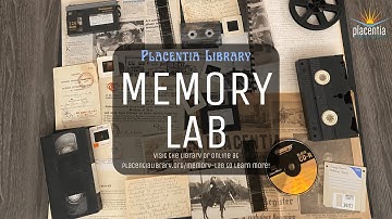PLD Memory Lab Orientation Video