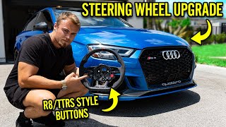 How to Install A Carbon Fiber Audi R8/TTRS Style Wheel On An Audi A3/S3/RS3