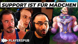SUPPORT ist nur für MÄDCHEN!? | PlayersPUB - League of Legends Podcast