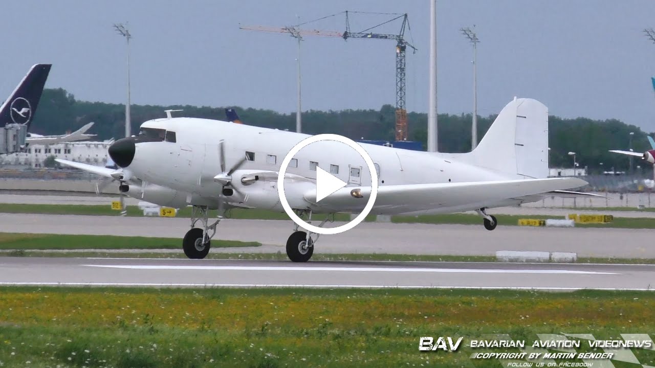 Douglas DC-3-65TP - ABX Holding's Inc. N882TP - landing at Munich Airport