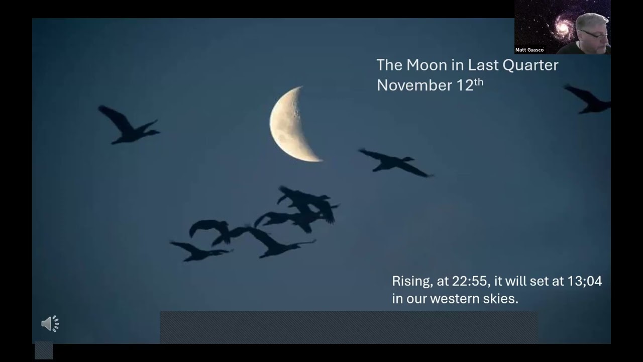 Astronomical Society of Long Island Presents .... The Night Sky for November 2025 by Matt Guasco