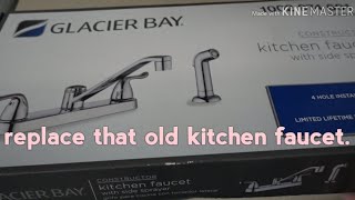 How to replace a kitchen faucet.