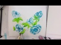 watercolor BUTTERFLY DEMO by Jennifer Kiraly