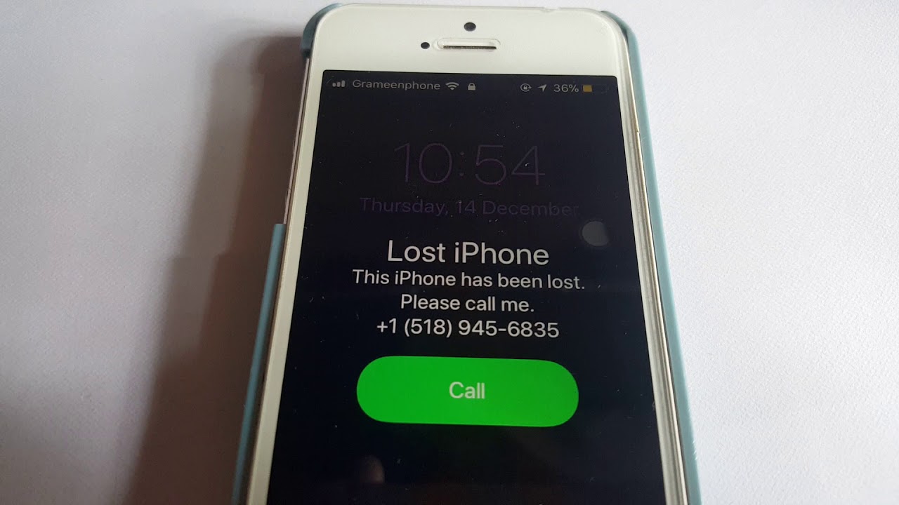 Can you unlock a lost iphone 4 phone