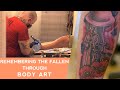 Remembering The Fallen Through Body Art | Loop | BBC Scotland