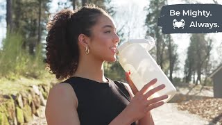Everything you need to know about the MIGHTY VESSEL 64 oz Glass Water Bottle