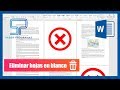 Word | Eliminar borrar hoja en blanco de Word | 2 métodos. Tutorial en español HD