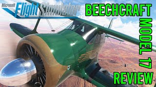 Beechcraft Model 17 StaggerWing History and Review Microsoft Flight Simulator #msfs #review screenshot 4