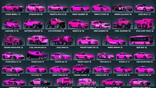 DriveCSX! | 全ての車がピンクに！🤯 | 全ての車をアンロック！😱 | 過激なドライブ＆カークラッシュシミュレーター！🔥 screenshot 5