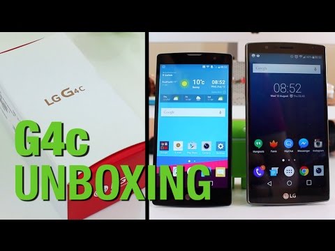 LG G4c unboxing and G4 head-to-head comparison