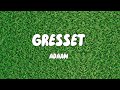 ADAAM GRESSET Official Lyric Video mp3