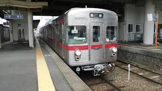 198・200328長電３５００系Ｎ７編成普通長野行・信州中野発車