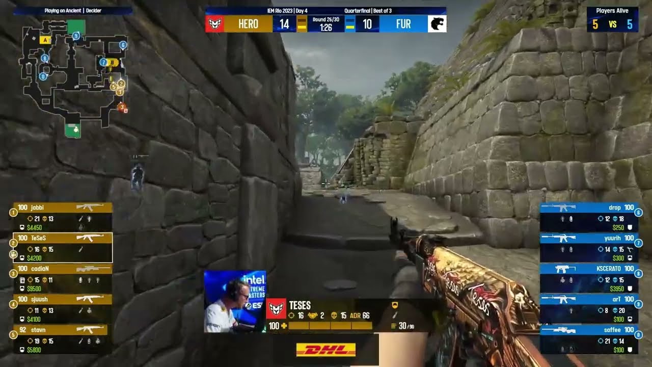 HEROIC completely DISRESPECTING FURIA - IEM Rio 2023 | CSGO