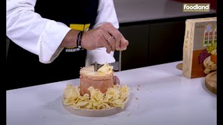 Метод нарезки сыра Тет-де-Муан с использованием жироли